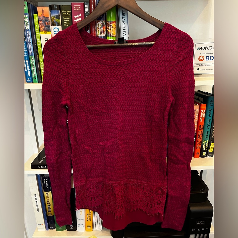 Lucky Brand pink sweater